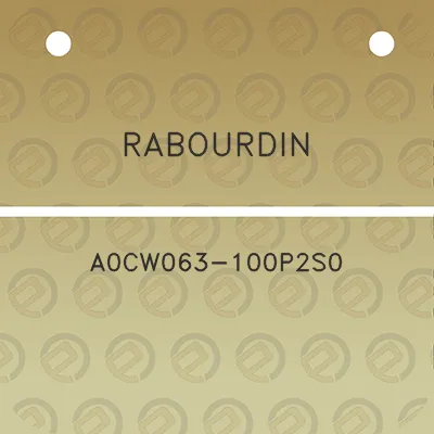 rabourdin-a0cw063-100p2s0