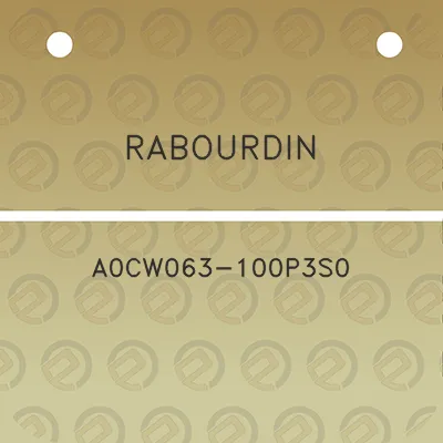 rabourdin-a0cw063-100p3s0