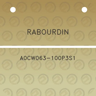 rabourdin-a0cw063-100p3s1