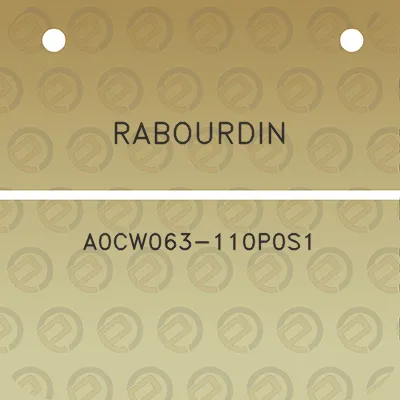 rabourdin-a0cw063-110p0s1