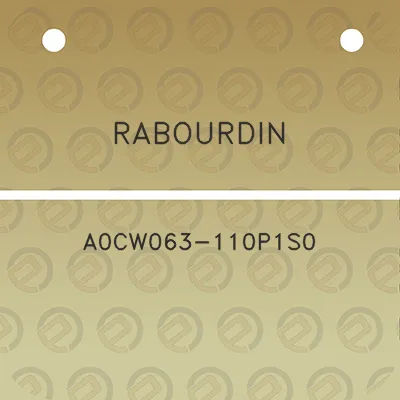 rabourdin-a0cw063-110p1s0