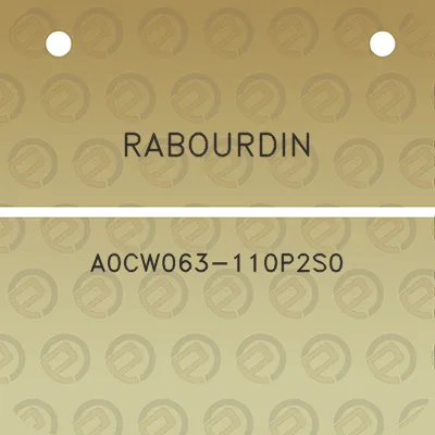 rabourdin-a0cw063-110p2s0