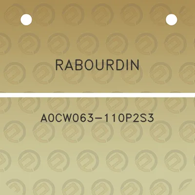 rabourdin-a0cw063-110p2s3