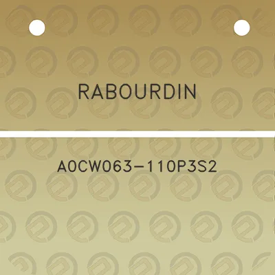 rabourdin-a0cw063-110p3s2