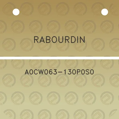 rabourdin-a0cw063-130p0s0