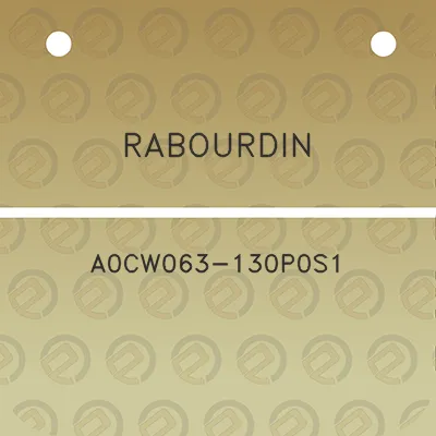 rabourdin-a0cw063-130p0s1