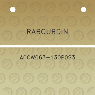 rabourdin-a0cw063-130p0s3