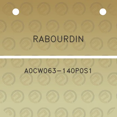 rabourdin-a0cw063-140p0s1