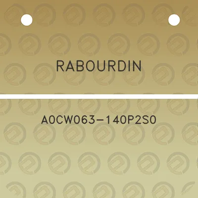 rabourdin-a0cw063-140p2s0