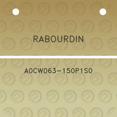 rabourdin-a0cw063-150p1s0