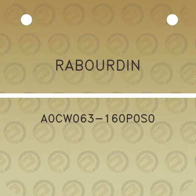 rabourdin-a0cw063-160p0s0