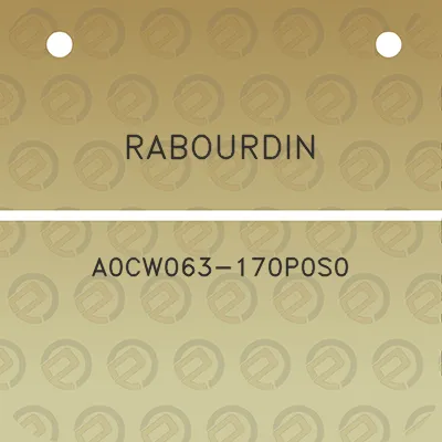 rabourdin-a0cw063-170p0s0