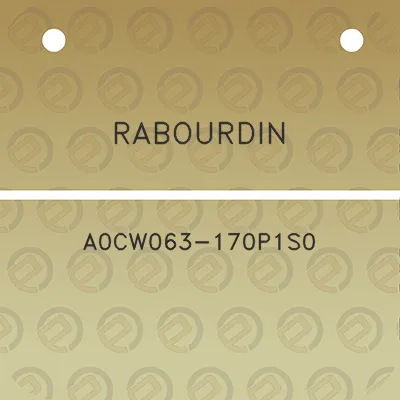 rabourdin-a0cw063-170p1s0