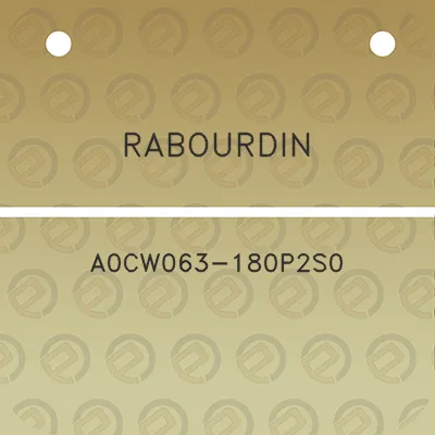 rabourdin-a0cw063-180p2s0