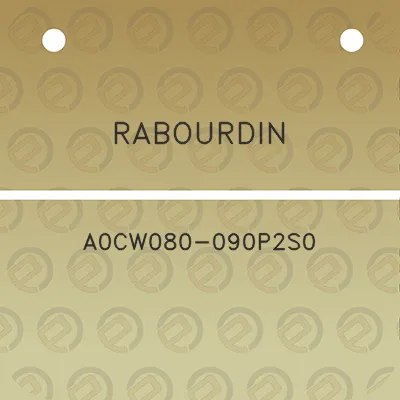 rabourdin-a0cw080-090p2s0