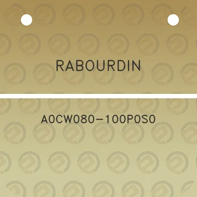 rabourdin-a0cw080-100p0s0