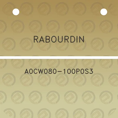 rabourdin-a0cw080-100p0s3