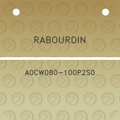 rabourdin-a0cw080-100p2s0