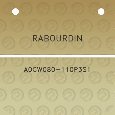 rabourdin-a0cw080-110p3s1