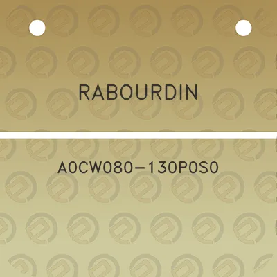 rabourdin-a0cw080-130p0s0