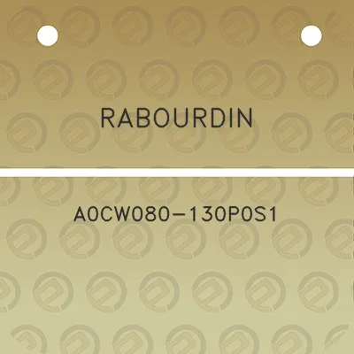 rabourdin-a0cw080-130p0s1