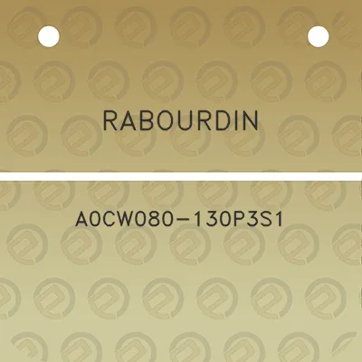 rabourdin-a0cw080-130p3s1