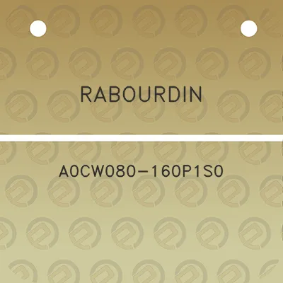 rabourdin-a0cw080-160p1s0