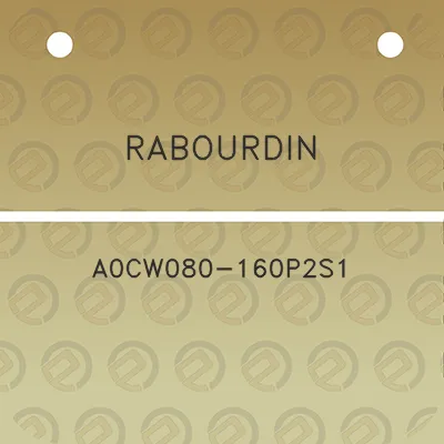 rabourdin-a0cw080-160p2s1