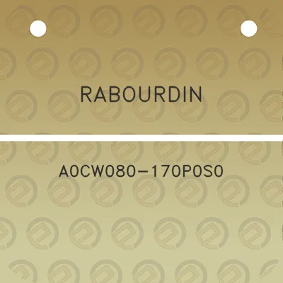 rabourdin-a0cw080-170p0s0