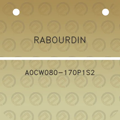 rabourdin-a0cw080-170p1s2