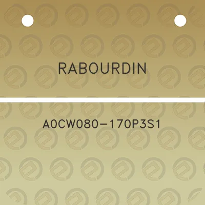 rabourdin-a0cw080-170p3s1