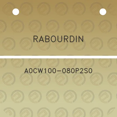 rabourdin-a0cw100-080p2s0