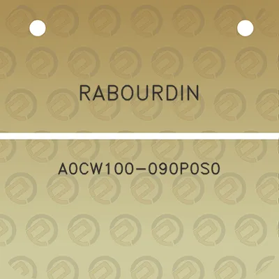 rabourdin-a0cw100-090p0s0