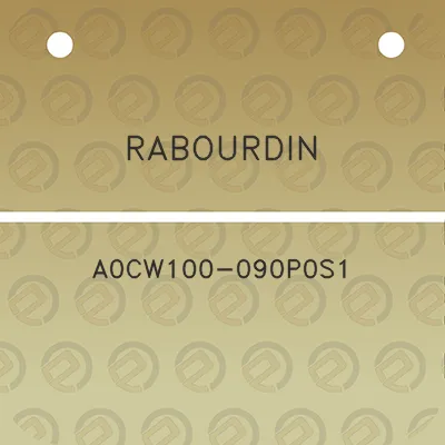 rabourdin-a0cw100-090p0s1