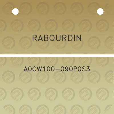 rabourdin-a0cw100-090p0s3