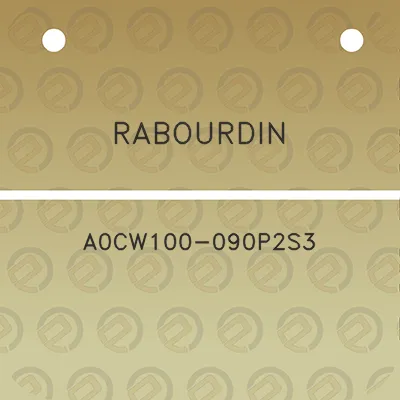 rabourdin-a0cw100-090p2s3