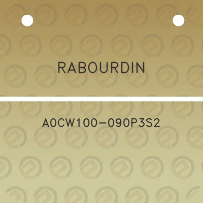 rabourdin-a0cw100-090p3s2