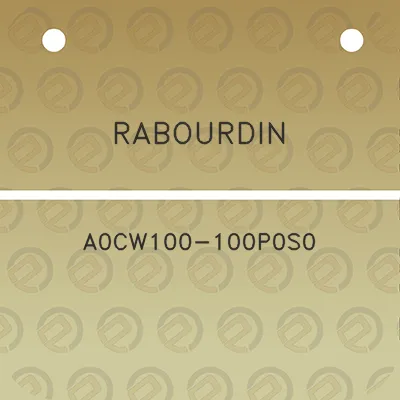 rabourdin-a0cw100-100p0s0