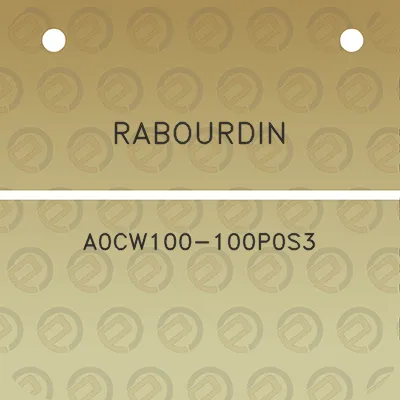 rabourdin-a0cw100-100p0s3