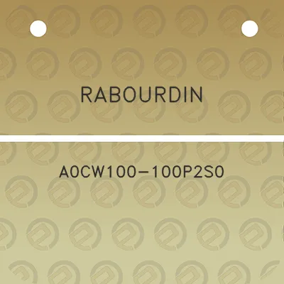 rabourdin-a0cw100-100p2s0