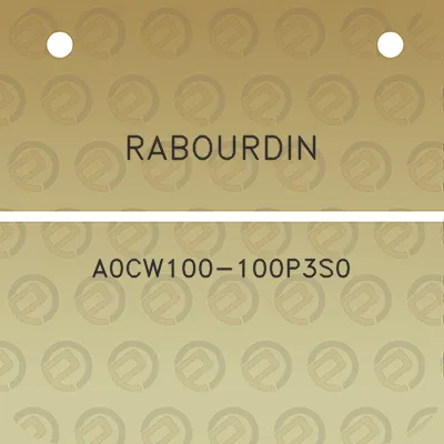 rabourdin-a0cw100-100p3s0