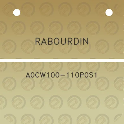 rabourdin-a0cw100-110p0s1