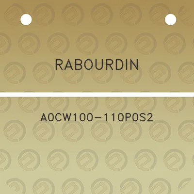 rabourdin-a0cw100-110p0s2