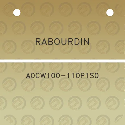 rabourdin-a0cw100-110p1s0