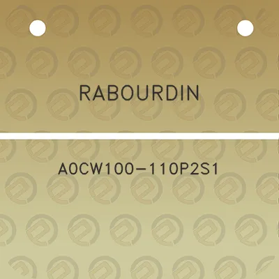 rabourdin-a0cw100-110p2s1