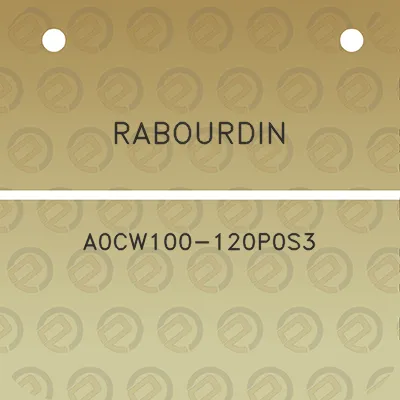 rabourdin-a0cw100-120p0s3