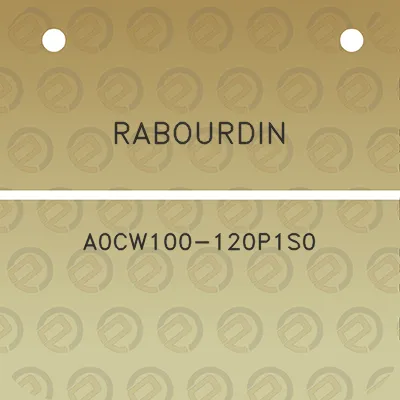 rabourdin-a0cw100-120p1s0