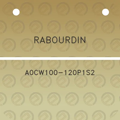 rabourdin-a0cw100-120p1s2