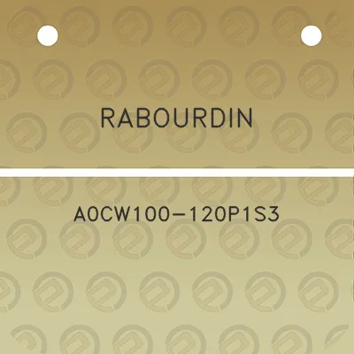 rabourdin-a0cw100-120p1s3