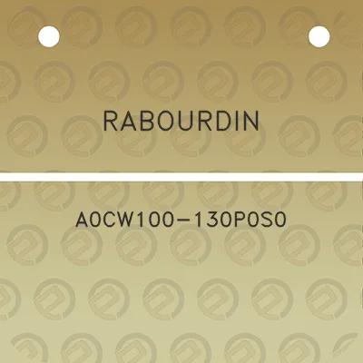 rabourdin-a0cw100-130p0s0